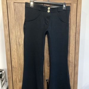 Freddy Wr.UP Fashion Ankle Flare Black Pants Medium Super Cute